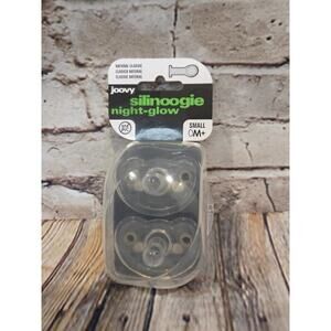 Joovy Silinoogie Baby Pacifier Night-Glow Natural Classic 0M+ New in Package